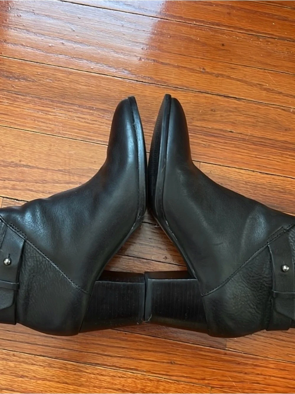 Madewell Black Leather Ankle Booties